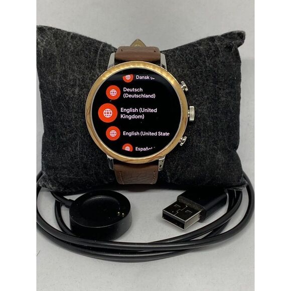 Fossil Gen 4 Authentic Digital Dial Smart Watch Custom Band FTW6016 LT339